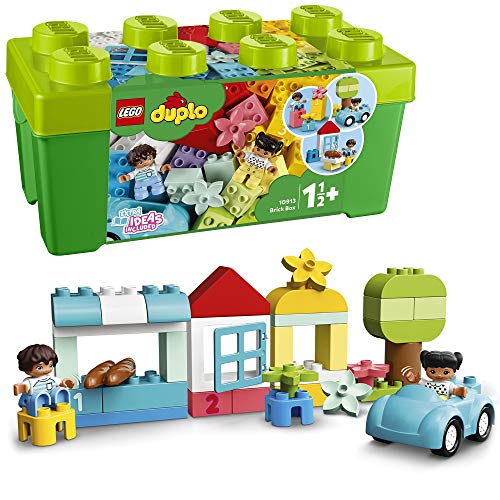 LEGO DUPLO Classic - Caja de Ladrillos, Juguete de Construcción Educativo, Incluye Bloques de Construcción de Colores y Caja de Almacenaje (10913) , color/modelo surtido