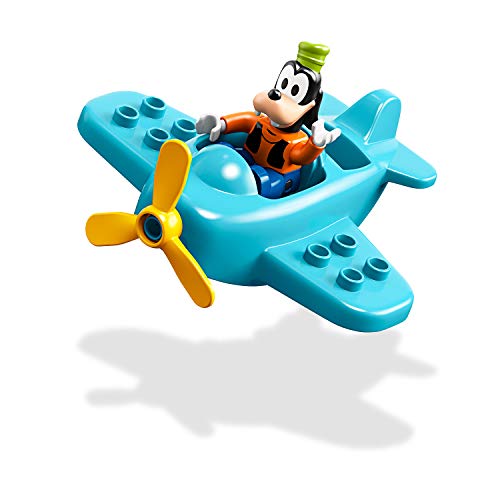 LEGO DUPLO Disney - Casa de Vacaciones de Mickey Nuevo juguete de construcción con los Personajes de Disney, incluye Minifigura de Minnie, el Pato Donald, Goofy y Pluto (10889)