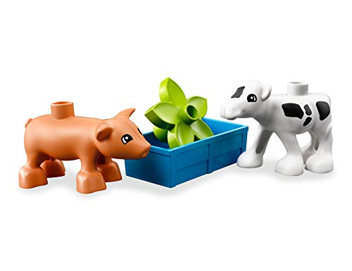 LEGO DUPLO Town - Animales de Granja, Juguete Preescolar Creativo de Construcción para Niños y Niñas de 2 a 5 Años, Incluye Muñecos de Animales (10870)