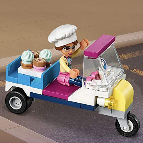 LEGO Friends - Cafetería Cupcake de Olivia Juguete Creativo de Construcción con Detalles para Crear tu Propia Pastelería (41366)