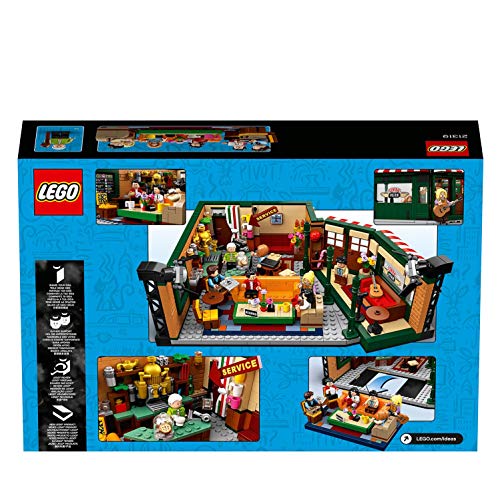 LEGO Ideas - Central Perk, set de construcción, set de la cafetería por el 25 aniversario de la serie, revive los mejores momentos junto a Ross, Rachel, Phoebe, Joey, Chandler y Mónica (21319)