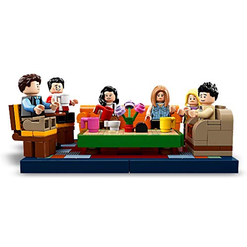LEGO Ideas - Central Perk, set de construcción, set de la cafetería por el 25 aniversario de la serie, revive los mejores momentos junto a Ross, Rachel, Phoebe, Joey, Chandler y Mónica (21319)