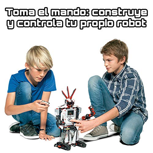 LEGO Mindstorms - EV3, Set de Robots de Juguete 5 en 1 Programables con Servo Motor y Bluetooth, Kit para Aprender a Programar para Niñas y Niños (31313)