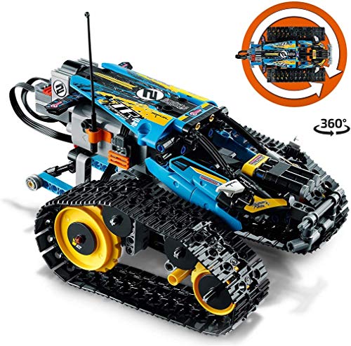 LEGO Technic - Vehículo Acrobático a Control Remoto, Coche Teledirigido de Juguete, Set de Construcción 2 en 1, Funciona con Elementos de Power Functions (42095)