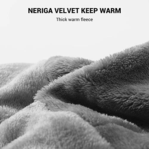 Leikance - Gorro con orejera, ligero, resistente al viento, impermeable, para ciclismo, senderismo, deportes al aire libre, Unisex adulto, color rojo, tamaño Talla única