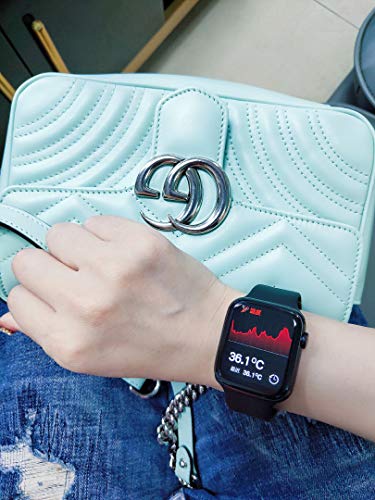 Leisont W26 Reloj Inteligente 6 Hombres Mujeres ECG PPG Monitor de frecuencia cardíaca Bluetooth Llamada Ip68 Impermeable Temperatura Corporal Smartwatch 2020 China Negro