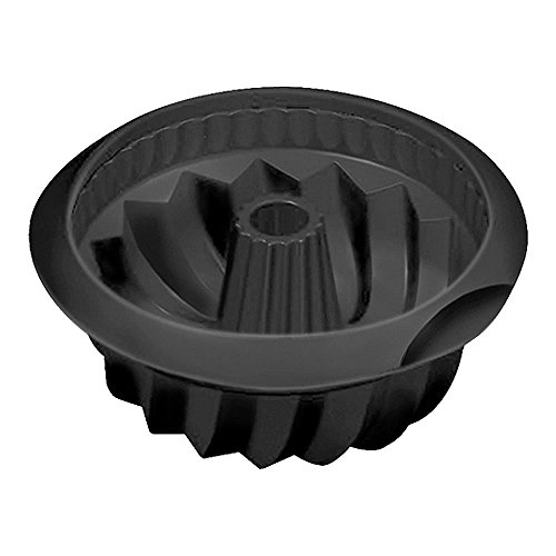 Lékué Savarin Hondo Negro Molde Silicona, 22 cm