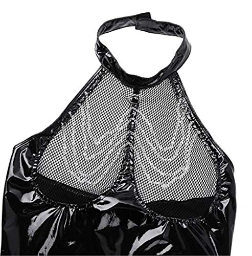 Lencería Mujer Sexy Monos Babydoll Camisón Ropa Interior Erotica Conjunto Tanga Entrepierna Abierta Bodysuit Lingerie Transparente Negro