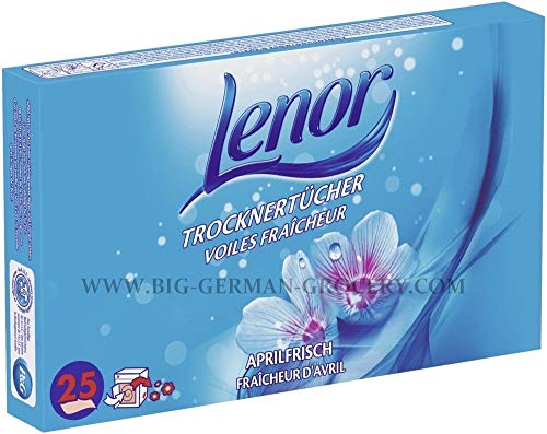 LENOR Papeles Perfumado X asciugatrice 25 Piezas Producto Para el Lavandería