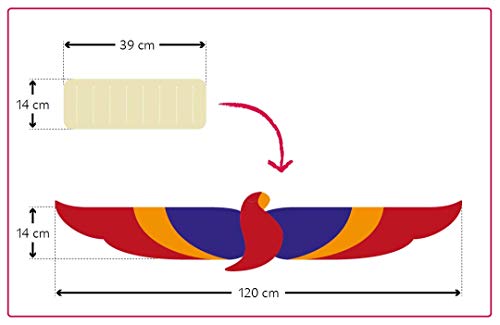 Leschi | Faja de calor (para la espalda y el vientre) | 36893 | El papagayo Joaquin | Color: Fuego