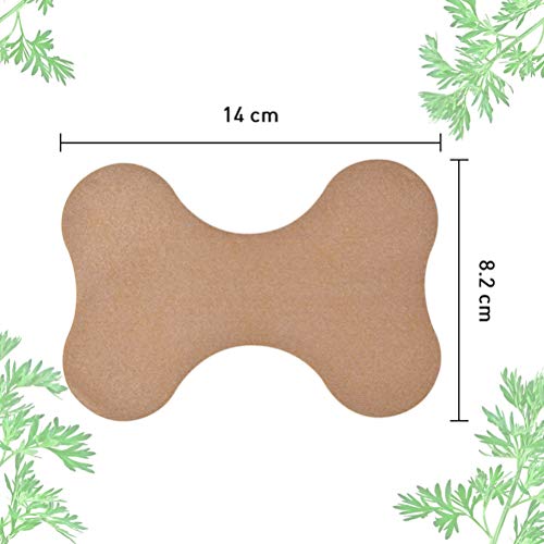 Lespar 12 Parches para aliviar el Dolor de ajenjo, Parche para aliviar el Dolor, Alivio del Dolor para el Cuello y el Hombro, Parche térmico, Parches de ajenjo para relajación de Las