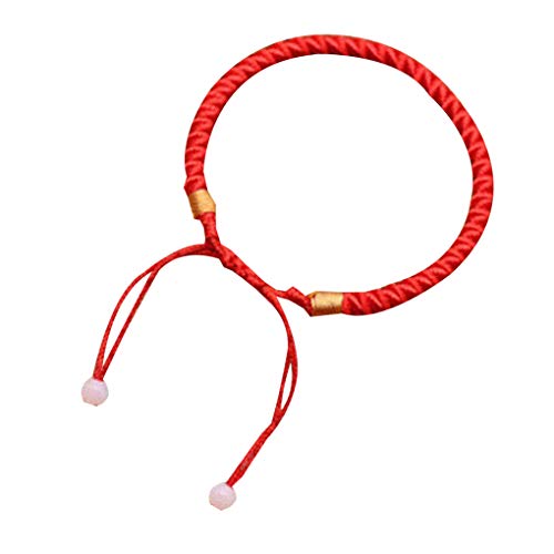 Level Great Hombres Mujeres Pulsera de Buena Suerte Trenzado Suerte Brazalete Rojo Cadena de Cuerda Cable de Regalo de la joyería Pulsera