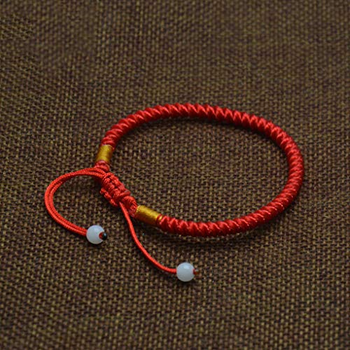 Level Great Hombres Mujeres Pulsera de Buena Suerte Trenzado Suerte Brazalete Rojo Cadena de Cuerda Cable de Regalo de la joyería Pulsera