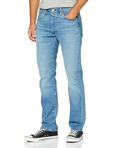 Levi's 501 Original Fit Jeans Vaqueros, Ironwood Overt, 33W / 30L para Hombre