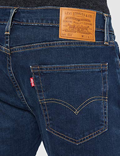 Levi's 502 Regular Taper Jeans, Azul (Adriatico Adapt 0473), 46W / 34L para Hombre