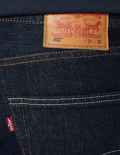 Levi's 502 Regular Taper Jeans, Azul (Prewash 95977 0181), 36W / 32L para Hombre