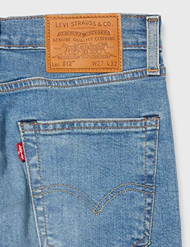 Levi's 512 Slim Taper Fit Jean Vaqueros, Pelican Rust, 31W / 34L para Hombre
