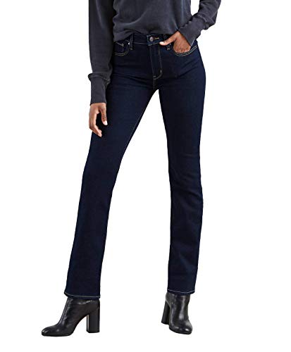 Levi's 724 High Rise Straight Vaqueros, Azul (Two The Nine 0015), W24/L30 (Talla del Fabricante: 24 30) para Mujer