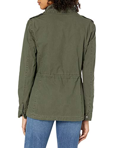 Levi's - Chaqueta militar de algodón para mujer - Verde - M