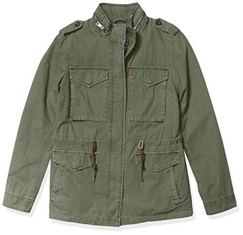 Levi's - Chaqueta militar de algodón para mujer - Verde - M