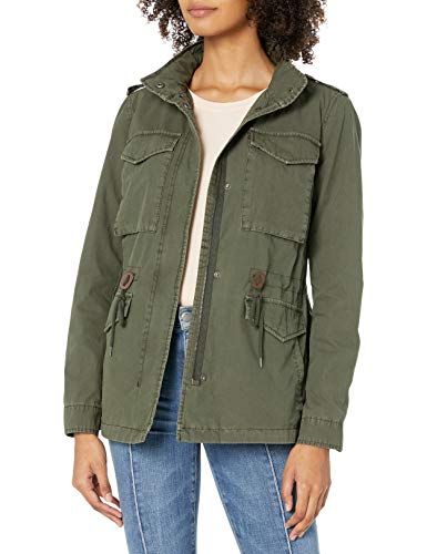 Levi's - Chaqueta militar de algodón para mujer - Verde - M