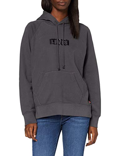 Levi's Graphic Sport Capucha, Gris (Hoodie Box Taba Forged Iron 0164), M para Mujer