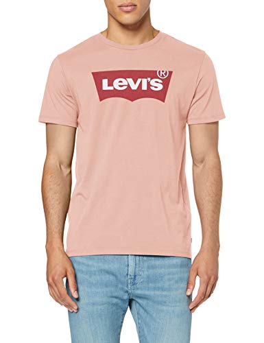 Levi's Housemark Graphic tee Camiseta, Rojo (Hm Ssnl Emb Farallon X 0259), S para Hombre