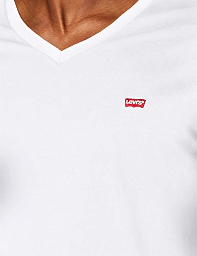 Levi's Orig Hm Vneck Camiseta, Blanco (White 0000), XX-Large para Hombre