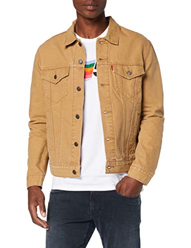 Levi's The Jacket' Chaqueta Vaquera, Beige (Desert Boots Canvas Trucker T2 0410), XX-Large para Hombre