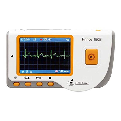 L&F Heal Force Príncipe 180B portátil de medición Continua de la Pantalla en Color del hogar del corazón Monitor de ECG CE y Aprobado por la FDA