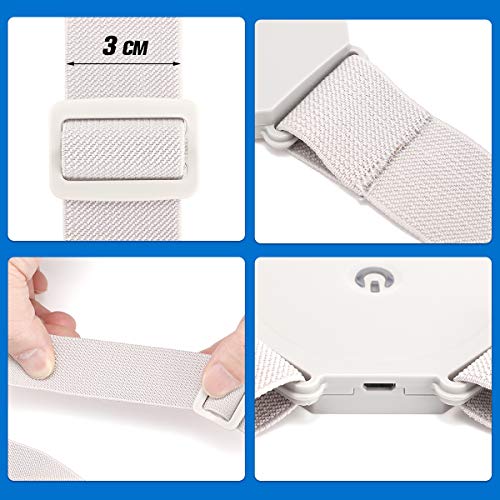 liaboe Corrector de postura - Corrector de espalda inteligente con función de vibración para aliviar el dolor de espalda, pecho, cuello y hombro