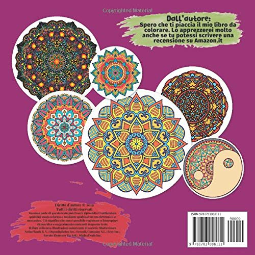 Libro da colorare per adulti per ragazze 120 Mandala - Il silenzio non è sempre segno di saggezza, ma blaterare è sempre un marchio di follia.