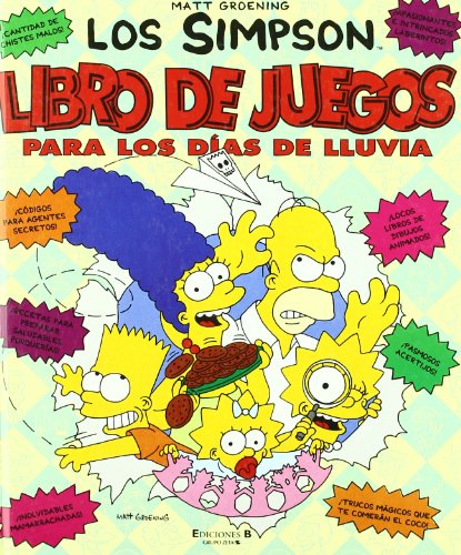 Libro de juegos para los días de lluvia (Los Simpson. Actividades) (Bruguera Contemporánea)