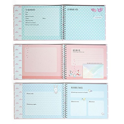 Libro de mi bebé de Color Rosa Ositos