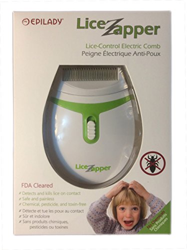 Lice Zapper electronic electric head lice nit comb- detects and kills headlice