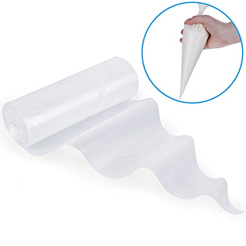Lictin 100pcs Bolsas de Pastelería Mangas Pastelera deshechable Manga repostería para Fondant Decoración