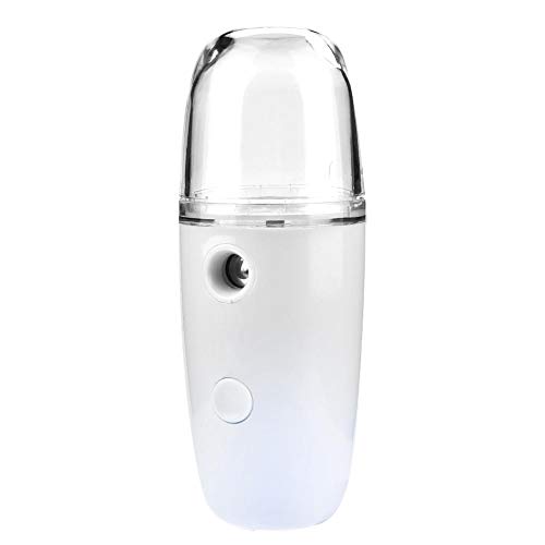 Licuadora portátil nano de 30 ml con rociador, aerosol en spray de iones de mano Nano Mist, mini vaporizador facial recargable con sauna de vapor facial