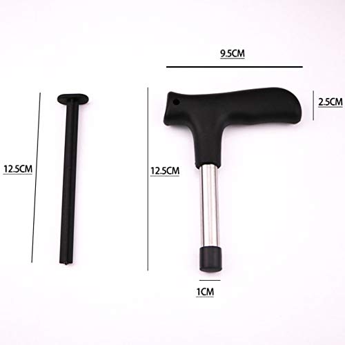 Lidahaotin Negro Coco Abridor Tool Coco Agua Punch Tap Drill Paja Abrir EL Foro de Corte Fruta Regalo de abrebotellas Instrumentos