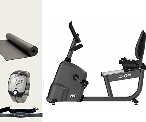 Life fitness RS3 Go bicicleta plegable, Ergo m y polar FT1 pulsómetro incluido shaktí