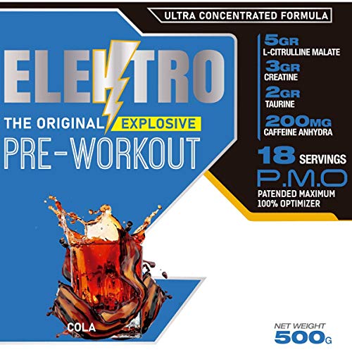 Life Pro Elektro 500g | Pre Workout en Polvo | Suplemento Pre Entreno de la Mejor Calidad del Mercado | Nueva Formula (COLA)