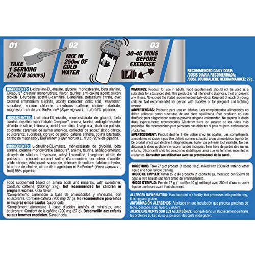 Life Pro Elektro 500g | Pre Workout en Polvo | Suplemento Pre Entreno de la Mejor Calidad del Mercado | Nueva Formula (COLA)