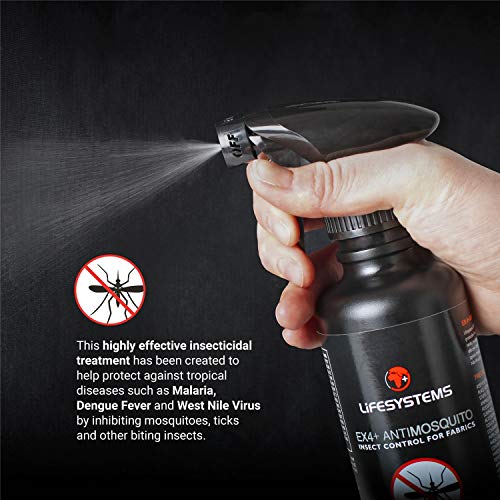 Lifesystems EX4 AntiMosquito for Fabrics-350ml, Unisex-Adult, 250 ml