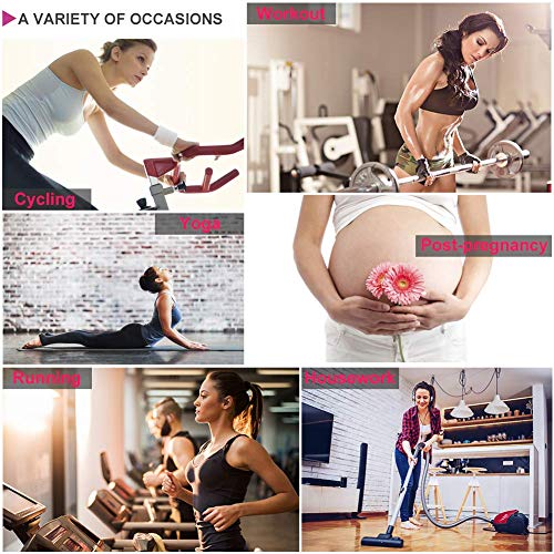 LiGG LiGG Faja Reductora Adelgazante de Neopreno Faja Abdomen Adelgazar Respirable Faja Adelgazante Quema Grasa Faja Lumbar Abdominal para Sudar y Adelgazar Mujer y Hombre,Rosa,S