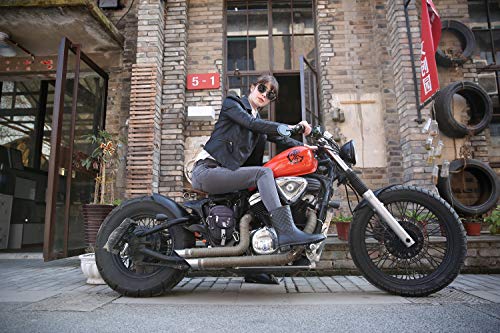 LILY999 Botas de Agua Mujer Impermeables Botas de Lluvia Bota de Goma Casual Calzado(Negro,39 EU)