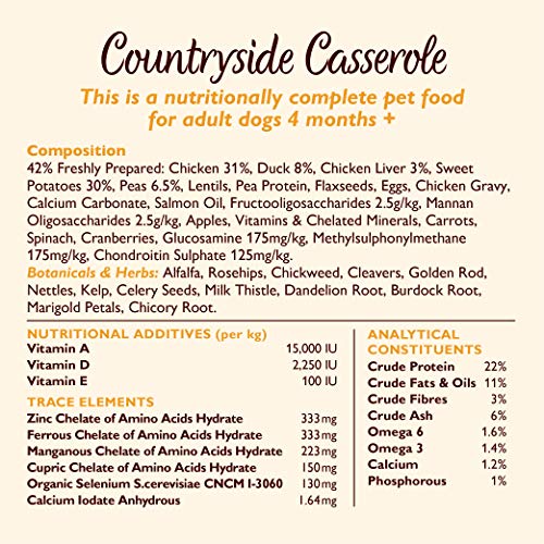 Lily's Kitchen Pienso Completo de Pollo y Pato para Perros Adultos (4 x 1kg)