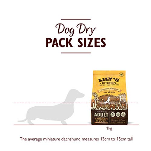 Lily's Kitchen Pienso Completo de Pollo y Pato para Perros Adultos (4 x 1kg)