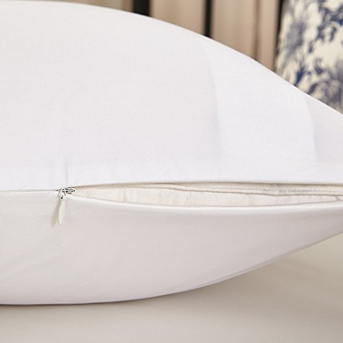Lilysilk 1008-04-W-DB - Funda De Almohada Una Cara De 100% Seda De 19 Momme Y Otra De 100% Algodón 50x75CM Blanco 1 Unidad Embalaje de Blosa