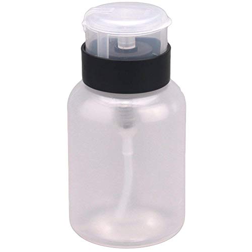 Limpiador de botellas de manicura con dispensador de bomba multifukción de 210 ml, para eliminar el esmalte de uñas