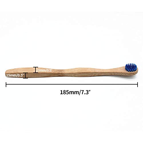 Limpiador de lengua, ECOPRO, paquete de 4 cepillos de lengua de bambú para adultos, respetuoso con el medio ambiente, herramienta de higiene bucal, más cómoda que los rascadores de acero inoxidable