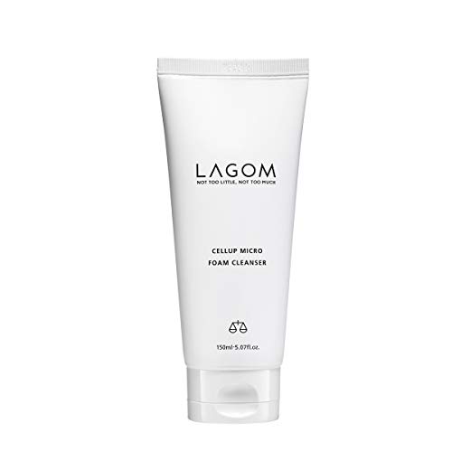 Limpiador facial hidratante con microespuma Lagom Microfoam Cleanser | Cosmética Coreana | Desmaquillante para la limpieza de la cara | 150 ml